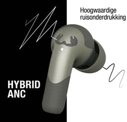 Fresh 'n Rebel Twins Ace – Draadloze Bluetooth Oordopjes met Active Noise Cancelling - IPX4 Waterdicht - 34 uur Speeltijd - Dried Green — thumbnail 4