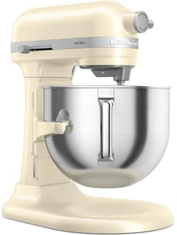 KitchenAid keukenmachine - Artisan - In hoogte verstelbare kom - 375 W - 11 snelheden - 3 RVS accessoires - 6,6L - Amandelwit — thumbnail 2