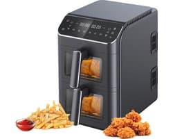 Hetelucht Friteuse Dubbel