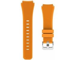 Go Go Gadget - Siliconen Smartwatch bandje - Geschikt voor Samsung Gear S3 - silicone band - Horlogeband - Polsband Armband - Oranje