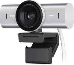 Logitech MX Brio - Webcam - 4K Ultra HD - 1080p/60fps - USB C - Pale Grey — thumbnail 1