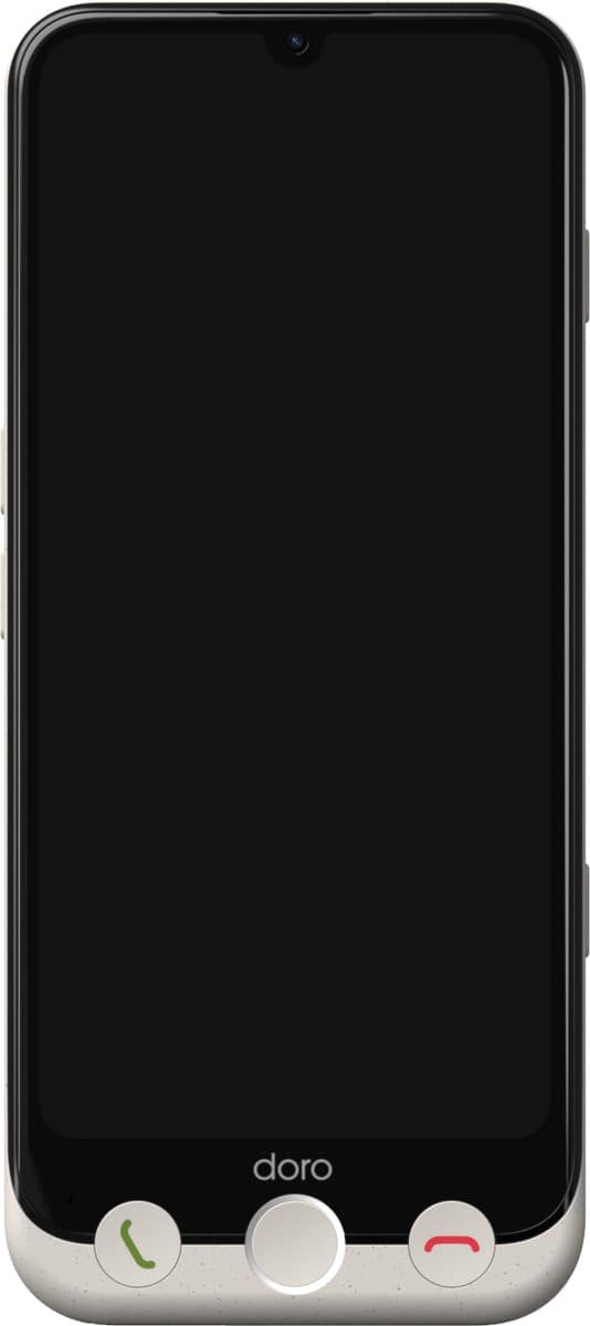 Doro Aurora 31 15,5 cm (6.1") Dual SIM Android 14 4G USB Type-C 6 GB 28 GB 5000 mAh Wit — afbeelding 1