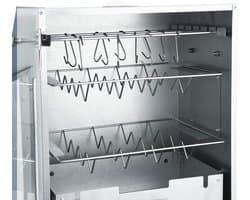 vidaXL - BBQ-rookoven - met - tafel - gegalvaniseerd - staal