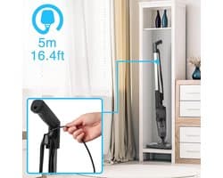 Stofzuiger | 600 watt | 2-in-1 stofzuiger met HEPA Filter | Staand met draad en kruimeldief | 4 opzetstukken | voor in huis appartement auto flat studenten