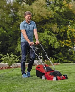 Elektrische grasmaaier 1000 W met 32 cm snijbreedte en 30 L opvangbak — thumbnail 2