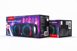 GMB-Audio Draagbare BT LED Speaker - Draadloze Muziekstreaming met Multi-Kleur LED Lichteffecten, Lange Batterijduur, en Diverse Afspeelopties voor Feesten en Buitenavonturen — thumbnail 3