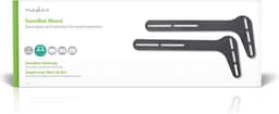 Nedis Soundbar Beugel - Geschikt voor: Universeel - Met TV Bevestiging - 15 kg - Gefixeerd - Staal - Zwart — thumbnail 2