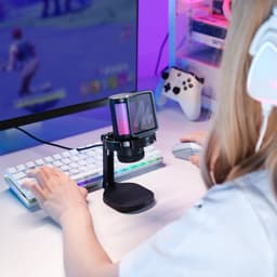 Maono DGM20 - USB RGB Streaming Microfoon met Ruisonderdrukking - Gaming - Podcast - Geschikt voor PS5 / PS4 / PC / Windows / iPhone / Android - Touch Mute Knop - Popfilter — thumbnail 5