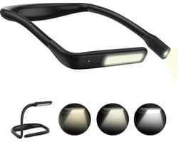 Oplaadbaar Leeslicht - Verstelbare Helderheid - Draagbaar Leeslampje - USB Oplaadbaar - Flexibele Arm