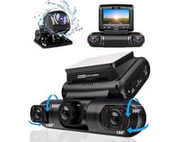 Stellar Dashcam - Luxe Dashcam voor Auto - Lens Dashcam - Autocamera - Loop Recording - Nachtzicht Dash Cam - 080P Full HD - 256GB - 150° groothoek