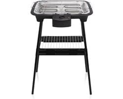 Tristar BQ-2883 Elektrische BBQ met Onderstel – Staande & Tafelbarbecue – 2000W – Zwart - Perfect voor Balkon of Camping