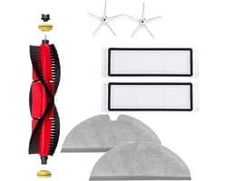 SQOON® Vervangingsset geschikt voor Roborock S5/S6 serie - 7-delige onderhoudskit voor robotstofzuiger - Gelijk aan originele onderdelen - Voor grondig en regelmatig onderhoud