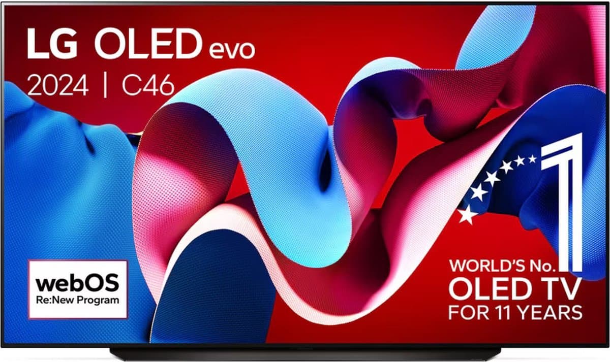 LG C4 OLED83C46LA - 83 inch - 4K OLED Evo - 2024 - Smart TV — afbeelding 1