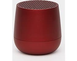 Lexon Design MINO + Recheargable TWS Speaker - Dark Red