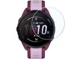 Screenprotector geschikt voor Garmin Forerunner 165 (Music) – Gehard glas – Hoge kwaliteit screen protector – Tempered Glass 9H – 1 stuks – TechDefend