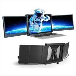 Extra Scherm Laptop - Draagbare Monitor Multitasken - Portable Monitor Uitbreidbaar - 2x 12 Inch — thumbnail 1