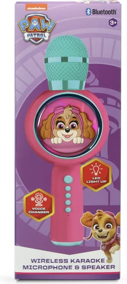 Paw Patrol Skye - draadloze karaoke microfoon voor kinderen - oplichtend LED display - speaker - stemvervorming — thumbnail 2