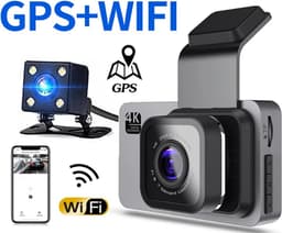 Dashcam Met 128GB Memory Card - Achteruit Rij Camera - Dashcam Set - WIFI - GPS - Bluetooth - Foto Functie - Loop - Microfoon - 1920x1080 - 500MP - 50HZ - DVR - App — thumbnail 1