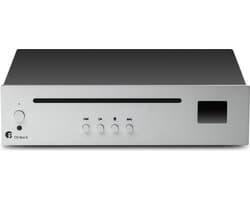 Pro-Ject CD Box E CD-speler – Nauwkeurige Audio Weergave – Hoogwaardige DAC – Compact Design – Zilver