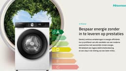 Hisense 3S Serie WF3S8043BW3/BLX - Wasmachine met Energielabel A -30% - 8kg - 72dB (A) - Steam Wash -1400 toeren - Power Wash 49' - ConnectLife - Inhoud Trommel 54 Liter — thumbnail 19