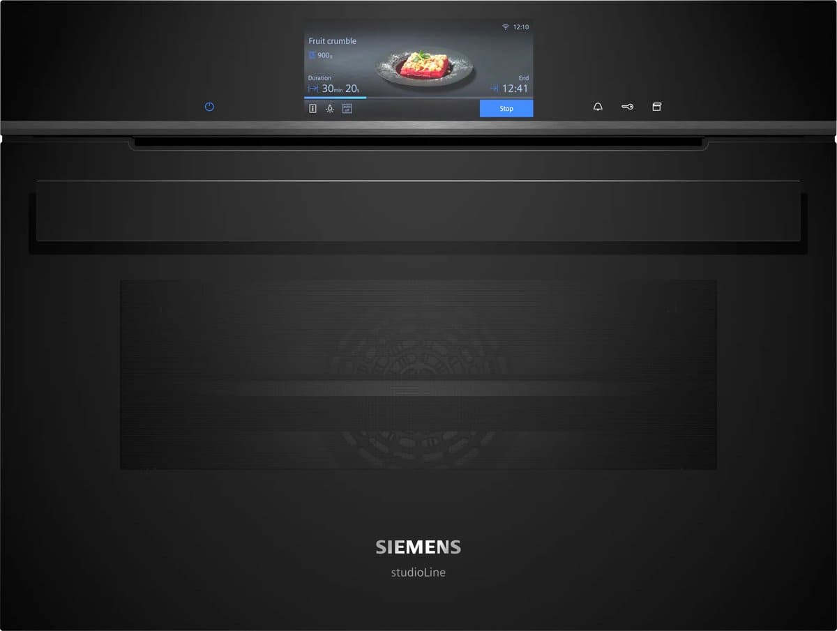 Siemens iQ700 CS958GCB1, Middelmaat, 47 l, Katalytisch + hydrolytisch, 47 l, Zwart, Touch — afbeelding 1