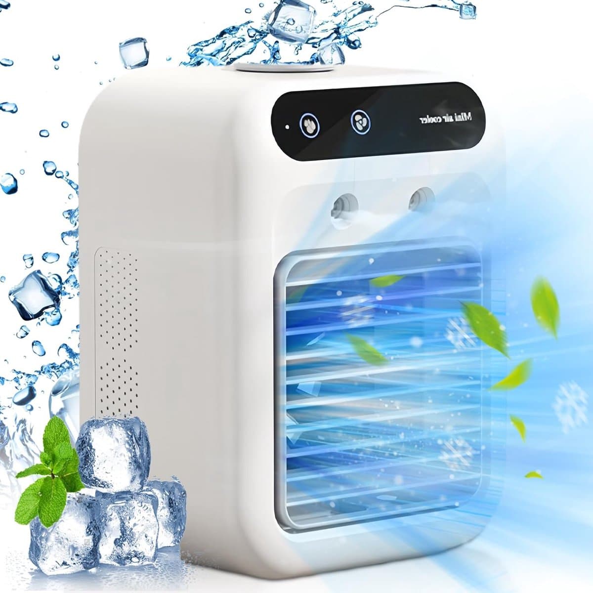 Draagbare luchtkoeler - Mini airconditioner USB ventilator voor slaapkamer — afbeelding 1