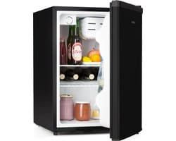 Klarstein koelkast, minikoelkast voor drankjes, kleine koelkast met vriesvak, stille kleine koelkast, huidverzorgingskoelkast, campingkoelkast, minikoelkast voor kamer, kantoor 0-10°C, 65L