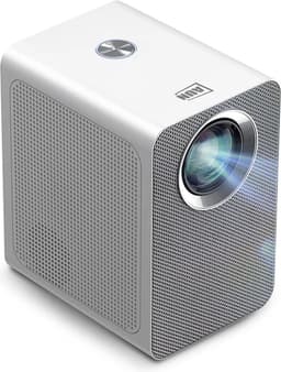 ElementKey MovieVision - Home Projector - 4Ω3W x 1 - 1920x1080p - Multi Media - 65W - Bluetooth 5.0 - Bioscoop - Netflix - Streamen - Wit — thumbnail 1