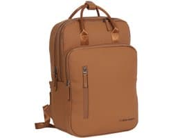 New Rebels William Milwaukee Cognac 20L Rugzak Waterafstotend Laptop 15.6