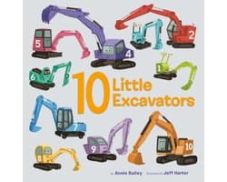 10 Little Vehicles - 10 Little Excavators