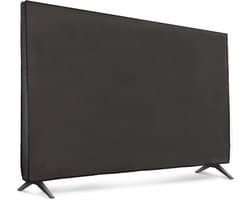 kwmobile tv hoes voor 65" TV cover - Beschermhoes voor televisie - Voor binnengebruik - Tegen vuil en stof - In donkergrijs