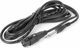 Fenton DM100 zwarte dynamische microfoon voor o.a. DJ's en karaoke — thumbnail 2