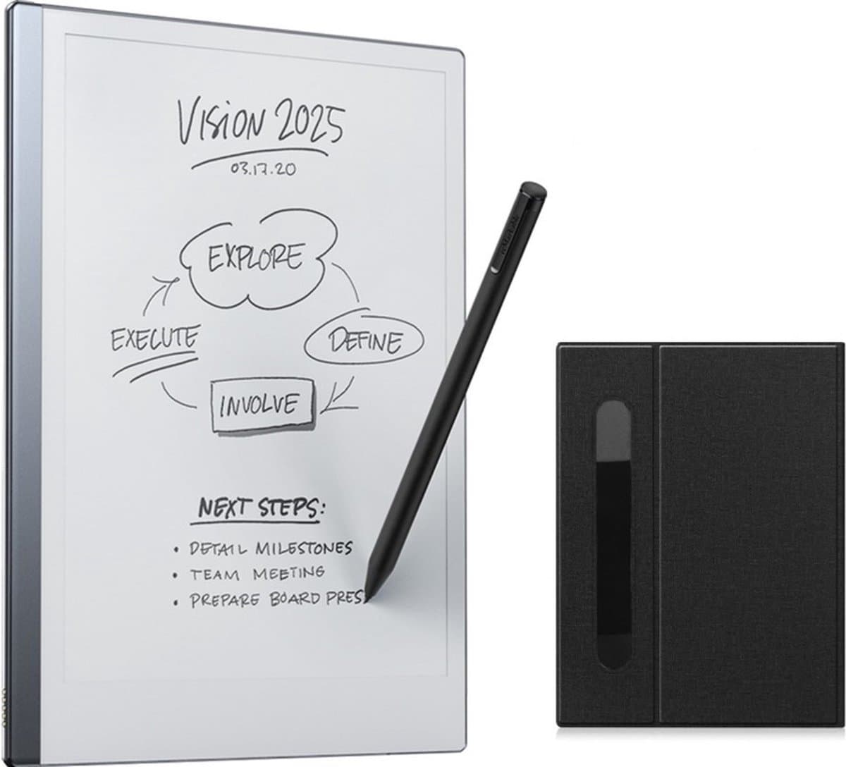reMarkable ® 2 met Marker Plus en Ultraslanke Antraciet Hoes - the Paper Tablet — afbeelding 1