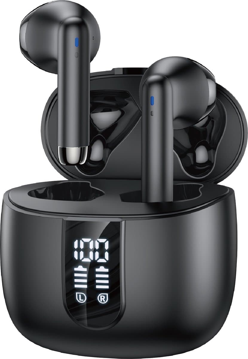 Draadloze oordopjes - Bluetooth oordopjes - Earpods - Draadloze oortjes - Geschikt voor elke smartphone en laptop — afbeelding 1