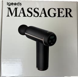 Igoods Massage gun - Massagepistool - Draadloos - Spierherstel en Relax massage - Zwart — thumbnail 5