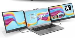 Stellar Cable-Model Triple Portable Monitor - 14 Inch Full HD - Extra beeldscherm laptop - Draagbaar monitor - Draagbare scherm voor laptop - HDMI - Type C — thumbnail 1