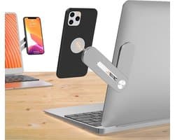 Smartholder telefoonhouder laptop - laptopstandaard - Laptop gadget - telefoonhouder - Smartphone holder - magnetische telefoonhouder - laptoptafel op bed - laptop accesoires