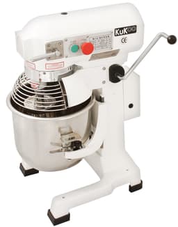 Commerciële Voedsel Mixer / Spiraalmixer - 10 Liter - 3 Versnellingen - 3 Opzetstukken - GRATIS Deeg Schraper. - Maximaal gewicht: 1 kg/Mix — thumbnail 1