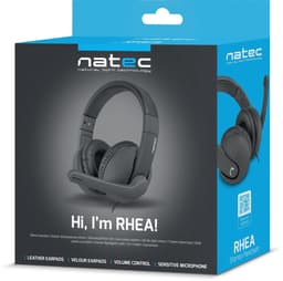 Natec-NSL-1452- Rhea- Headset – Zwart – 40mm Drivers — thumbnail 5
