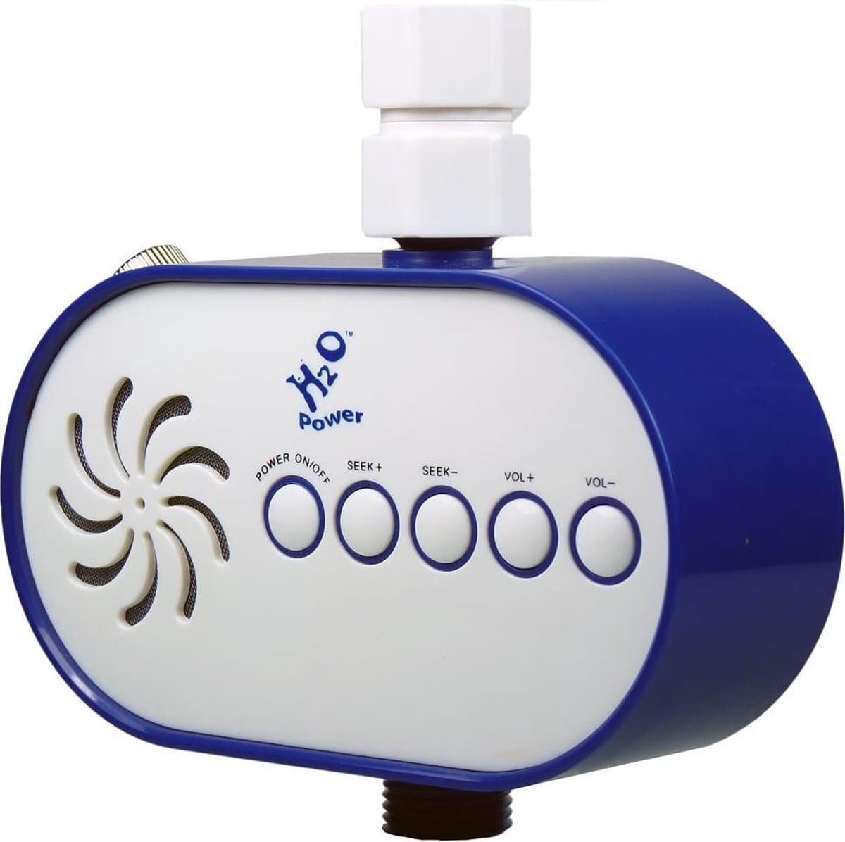 H2O Power Water Power Radio, FM radio voor de douche, loopt op waterdruk — afbeelding 1