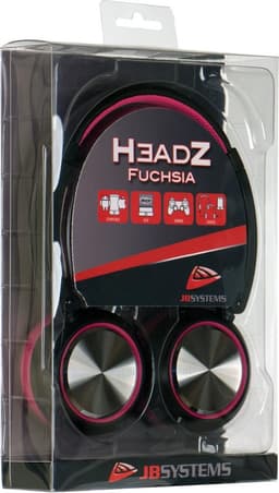 JB Systems Headz One DJ hoofdtelefoon Fuchsia — thumbnail 4