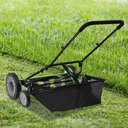 Grasmaaier handmatig - Handmaaier grasmachine - Handmaaier - Met opvangzak - 15 kg — thumbnail 3