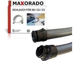 Maxorado Stofzuigerslang 35mm voor uw stofzuiger - geschikt voor Miele, Complete C3 S8 SERIES 10563760 7863552 7863553 7863554 7863555 – stofzuiger reserveonderdeel slang