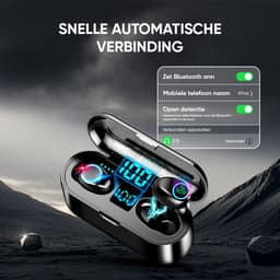Otiume Draadloze Oordopjes - Bluetooth Headset - Zwart — thumbnail 4