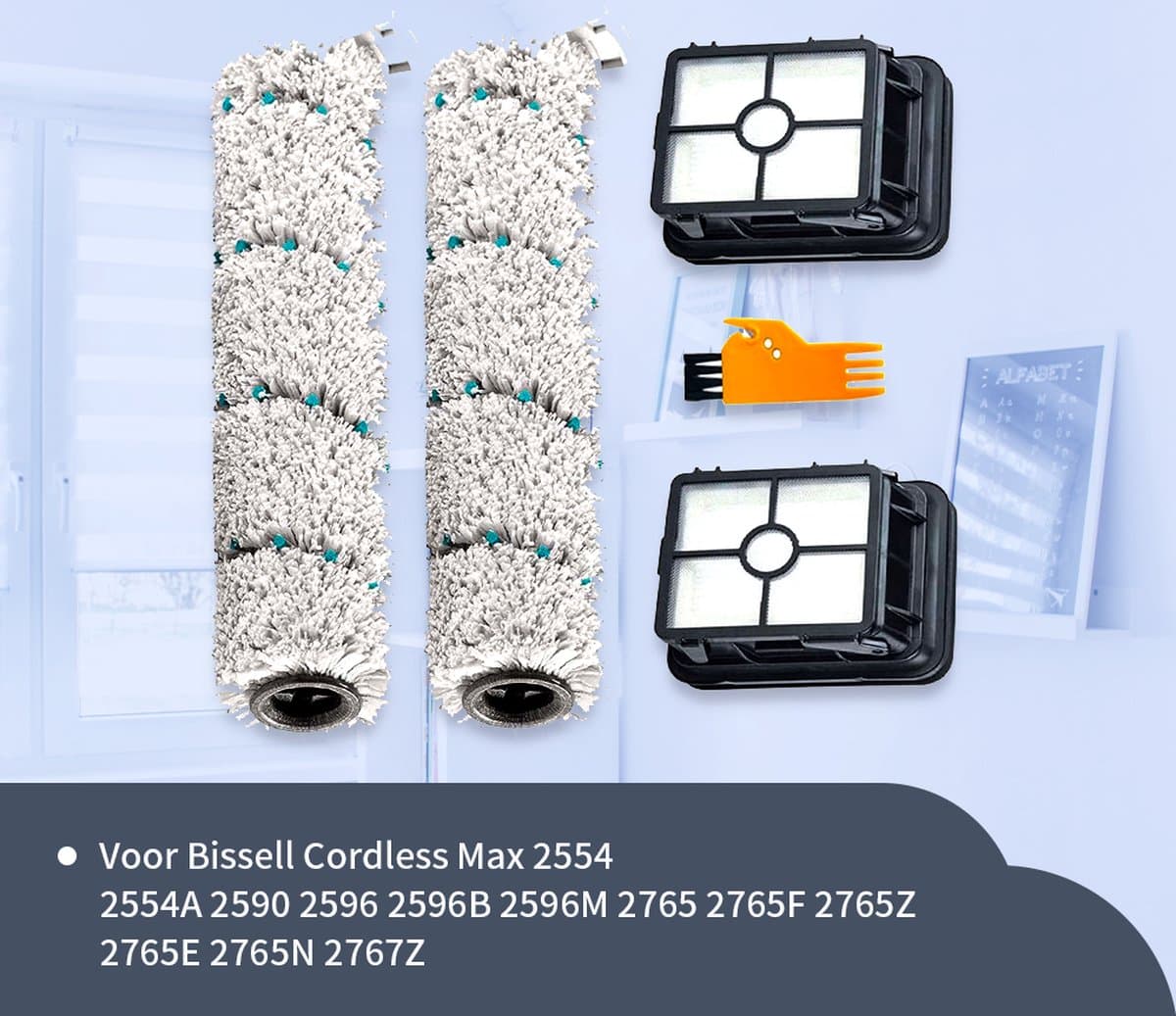 Replacements® Onderdelen geschikt voor Bissell Crosswave Cordless Max - Hydrosteam — afbeelding 1