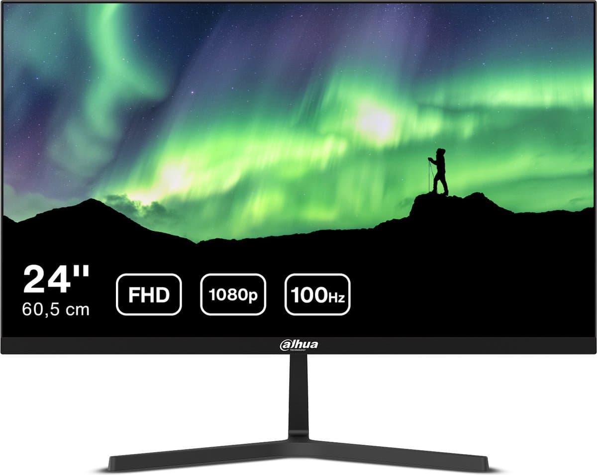 Dahua LM24-B200S - Full HD VA Monitor- 100 Hz - 24 inch - Inclusief HDMI kabel — afbeelding 1