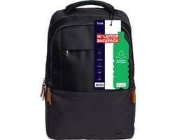 Trust Lisboa 16″ Laptop Rugzak – 16 Inch Laptop Backpack – Universele Laptop Backpack – Zwart