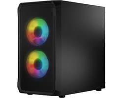 Logic Portos Argb Mini Toren Geval Zwart