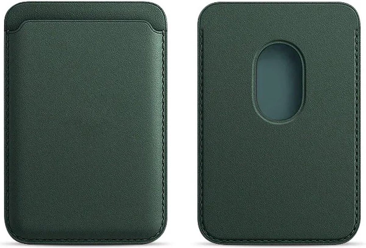 Waeyz - Magnetische Kaarthouder Geschikt Voor iPhone 12/13/14/15/16/17 Pasjeshouder Compatible voor Magsafe - Magnetische Card Holder Portemonnee - Donker Groen — afbeelding 1