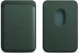 Waeyz - Magnetische Kaarthouder Geschikt Voor iPhone 12/13/14/15/16/17 Pasjeshouder Compatible voor Magsafe - Magnetische Card Holder Portemonnee - Donker Groen — thumbnail 1